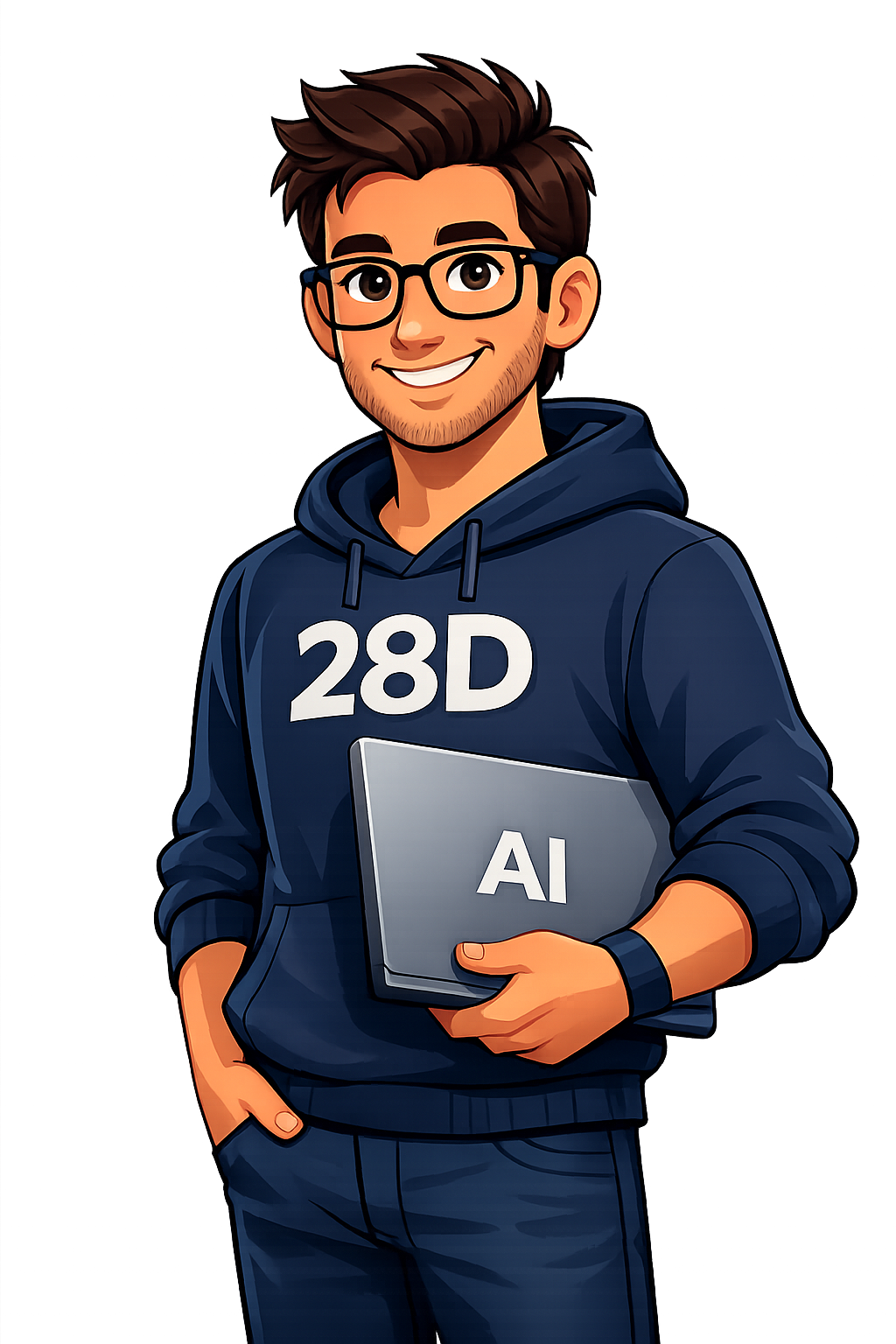 28 Days Online Mascot